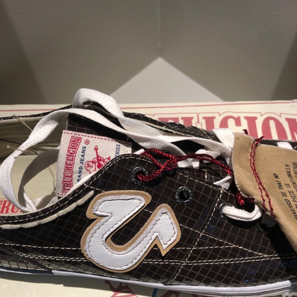 NWT True Religion Hannibal low patent Men’s 12 - Picture 5 of 7